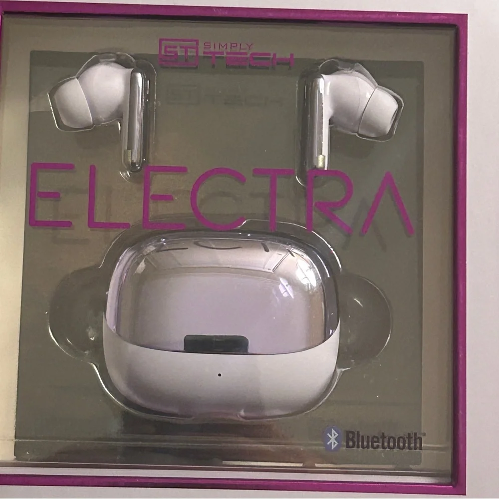 Electra True Wireless Earbuds in White and Silver - Picture 5 of 8